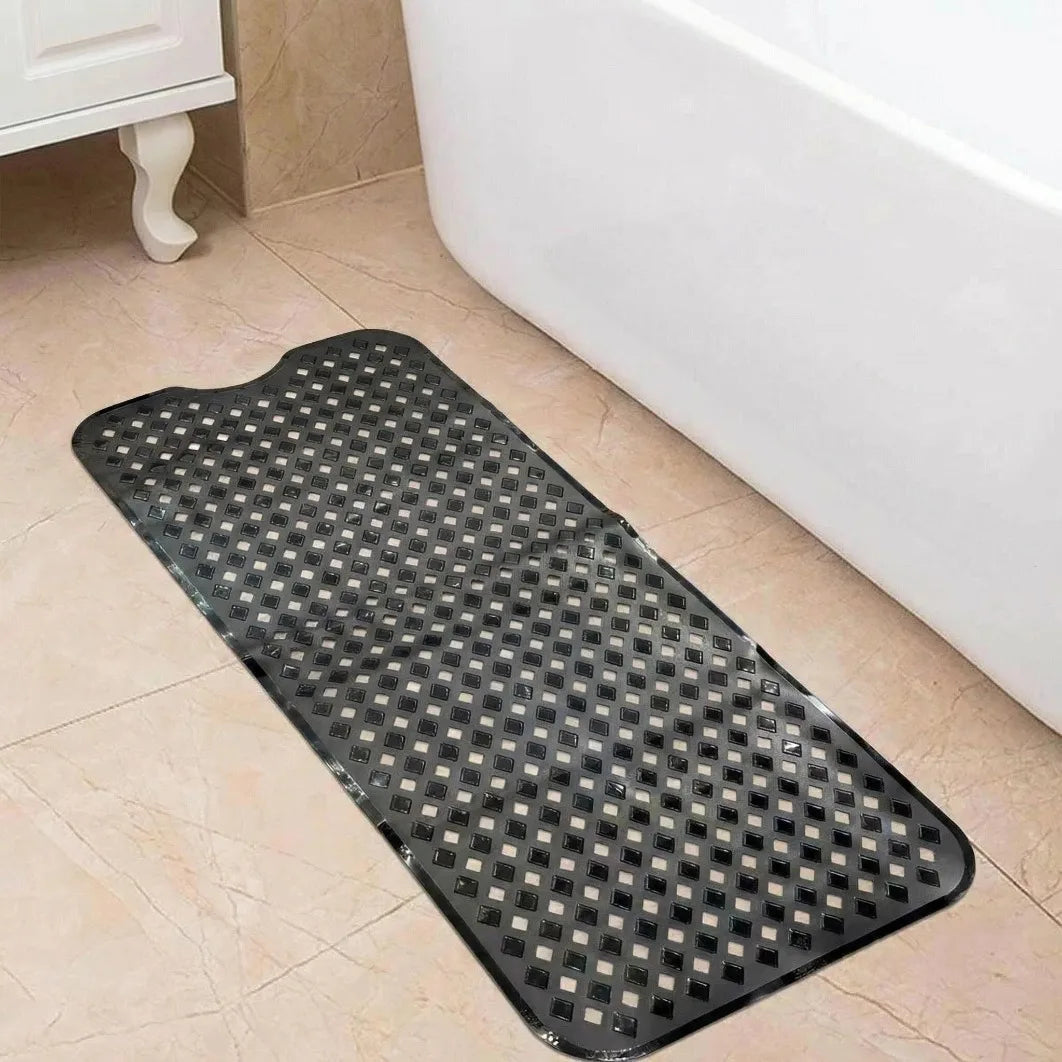 Extra-Long Non-Slip Bath Mat for Kids & Toddlers — 40x100cm, Suction Cups