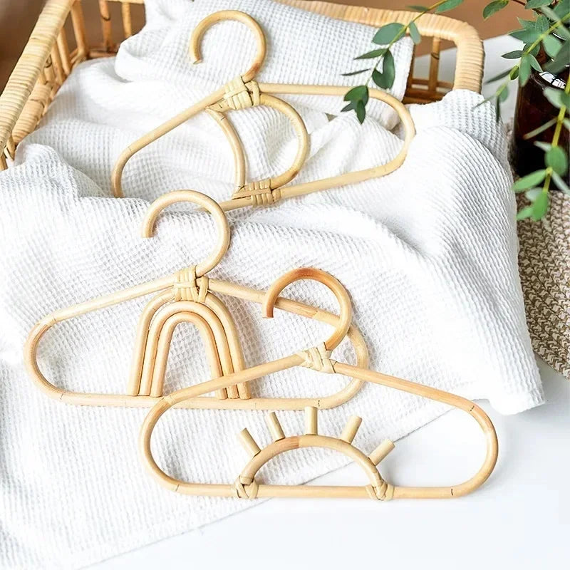 Willow Rattan Wall Hooks for Kids Room Organization