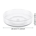360° Rotating Lazy Susan Turntable Tray for Kitchen, Fridge & Pantry Organization – Clear or Green PET Plastic