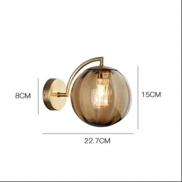 Camberley Ribbed Glass Wall Sconce