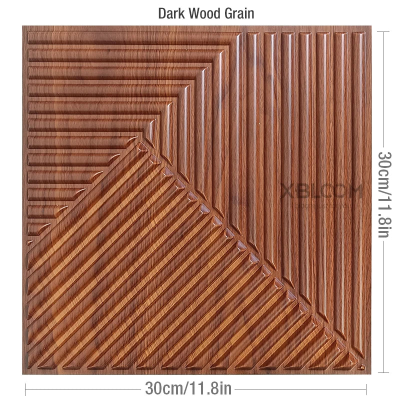 Facet 3D Geometric Wall Panel, 30x30cm
