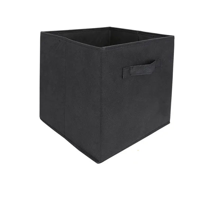 Collapsible Cube Storage Bin for Closet and Shelf Organization