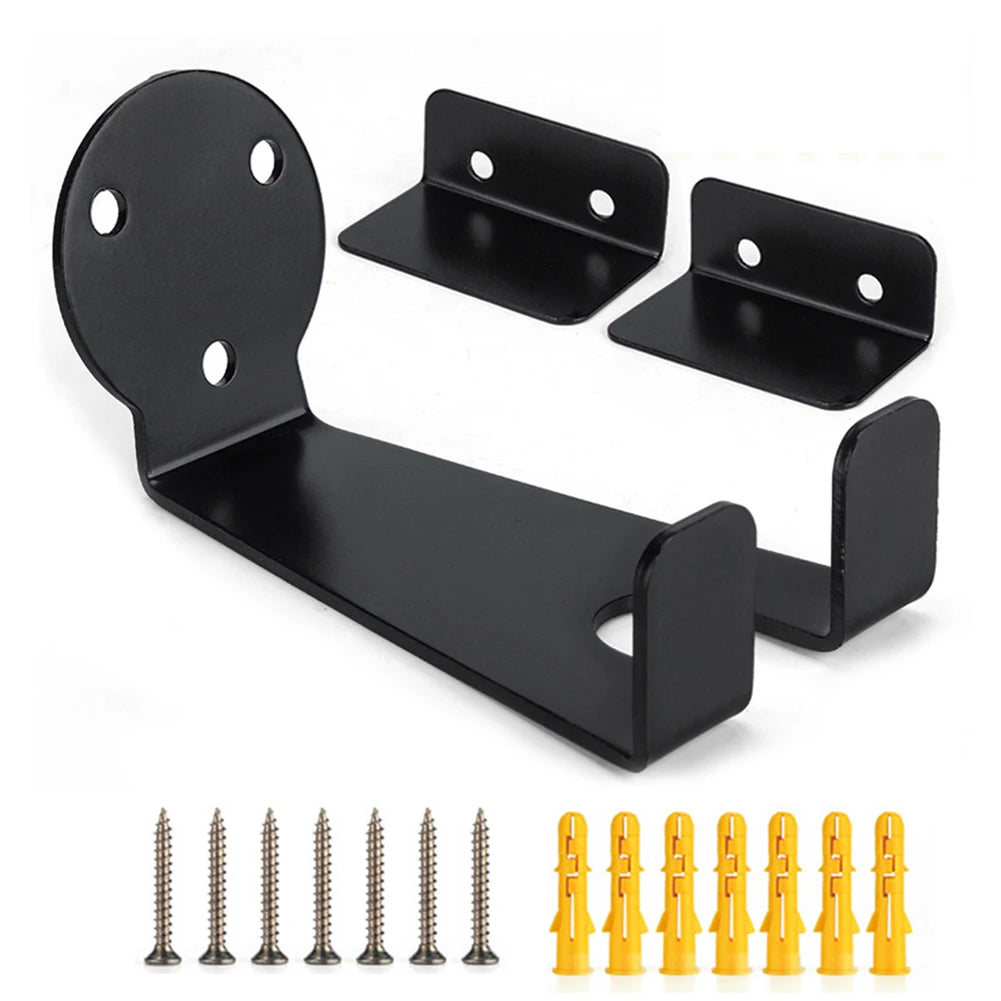 Wall-Mounted Bicycle Rack with Hooks for Garage or Entryway