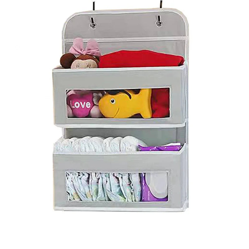 Over-the-Door 5-Pocket Hanging Organizer for Bedroom or Bathroom