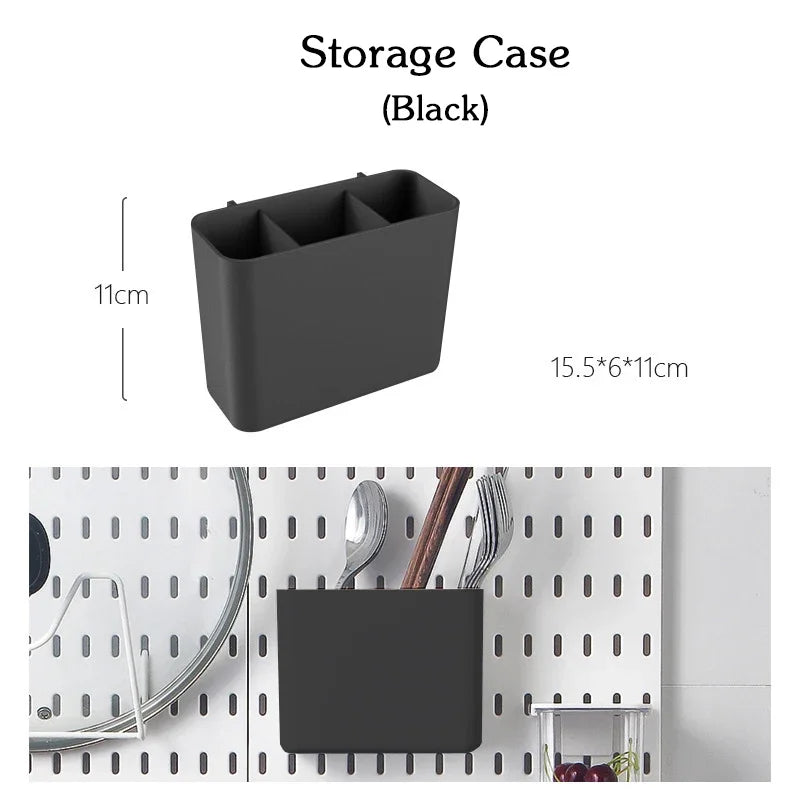 Customizable Pegboard Wall Organizer Accessories for Kitchen & Utility