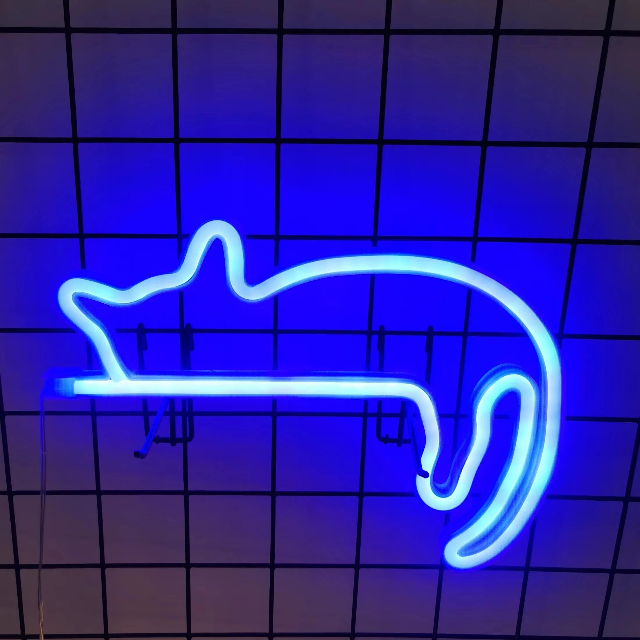Layla Cat-Shaped LED Neon Wall Light