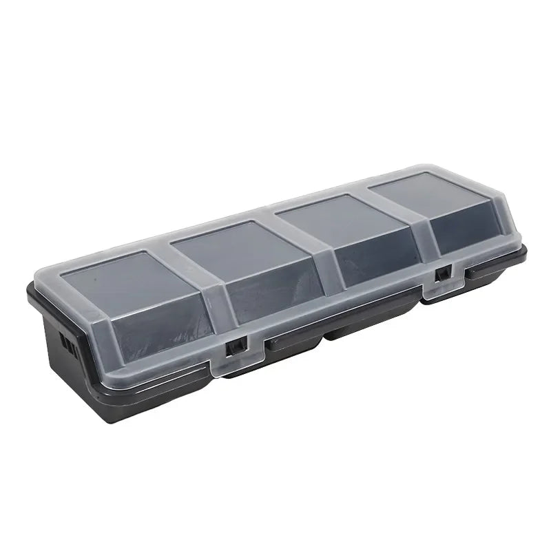 Multi-Compartment Small Parts Organizer Box for Hardware & Craft Supplies