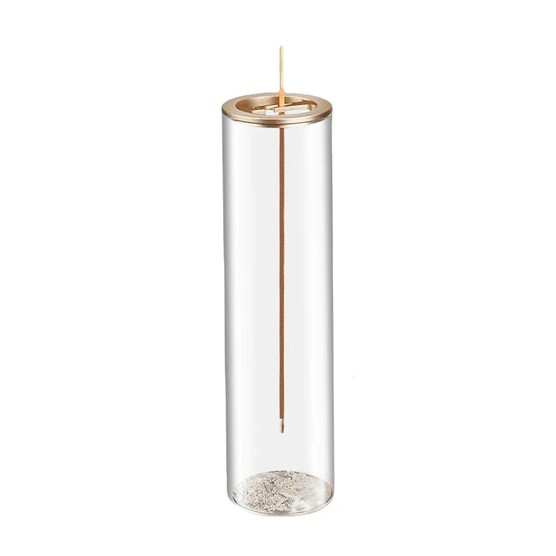 Clara Modern Glass Incense Burner with Removable Ash Catcher