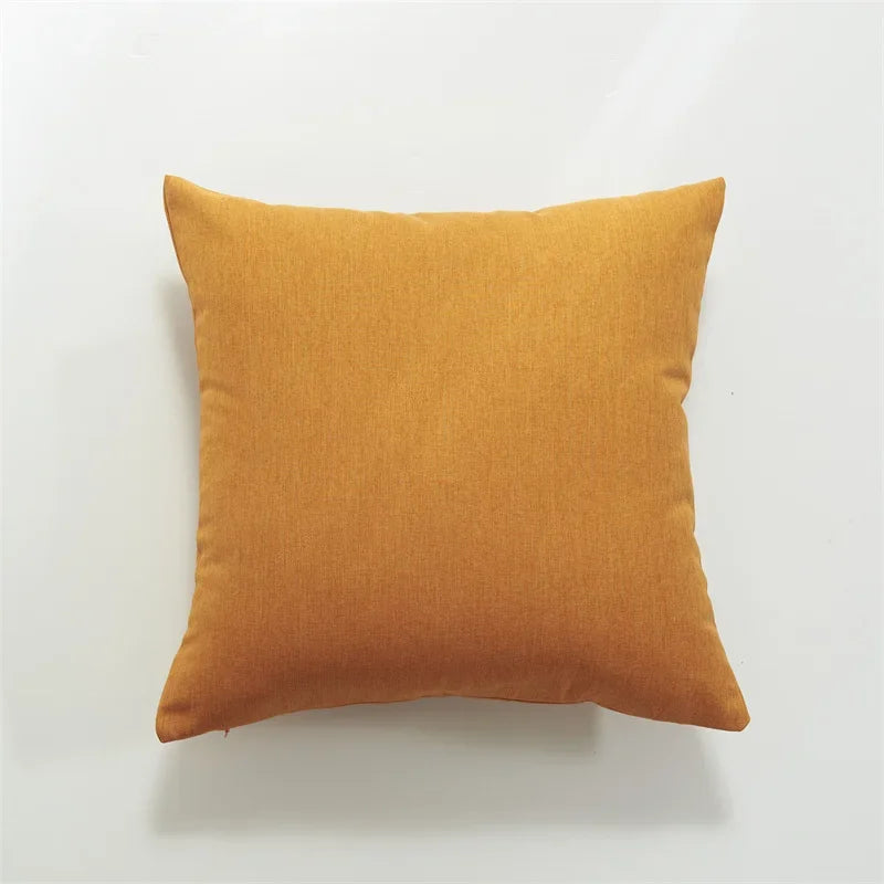 Solid Color Outdoor Waterproof Cushion Cover for Patio or Porch