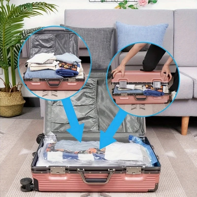 Vacuum Storage Bags for Clothing, Bedding & Travel Organization