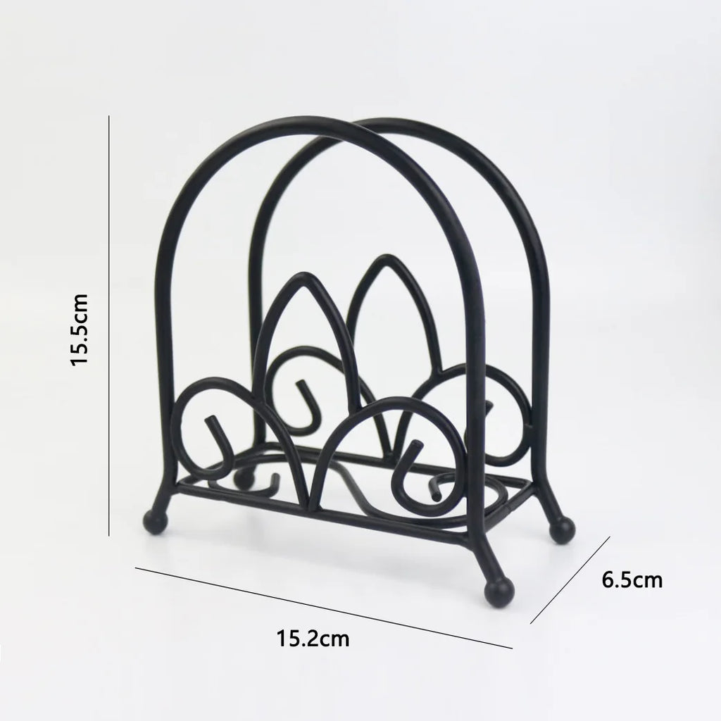 Modern Metal Napkin Holder for Kitchen or Dining Table