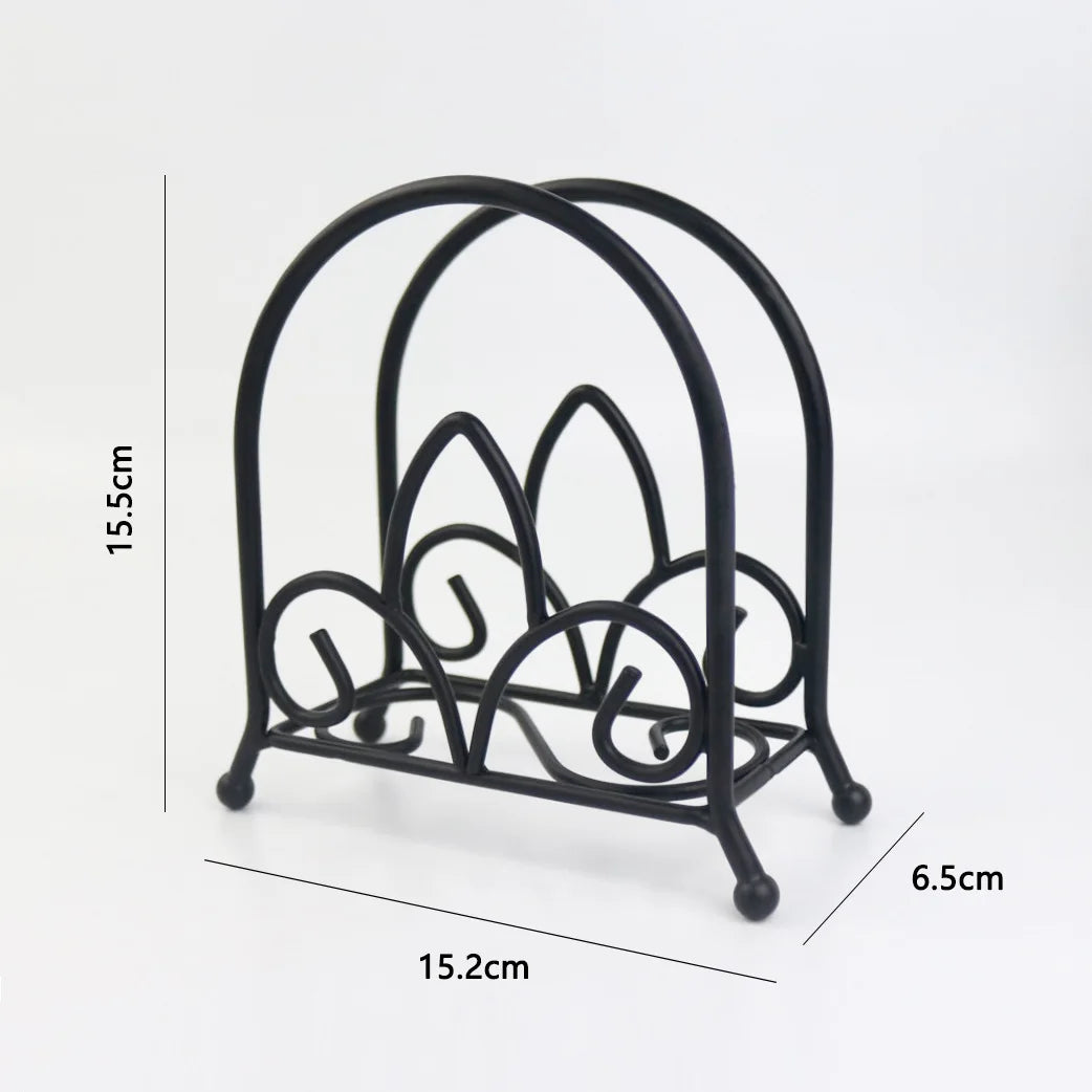 Modern Metal Napkin Holder for Kitchen or Dining Table