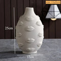 Eden Sculpted Face Ceramic Vase