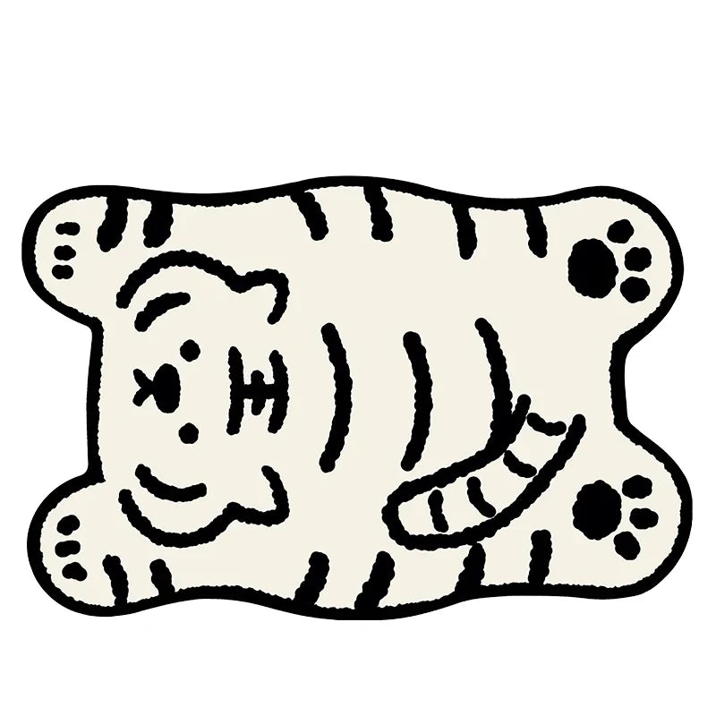 Cartoon Animal Shaped Bath Mat – Soft Anti-Slip Rug for Bathroom, Bedroom, or Nursery