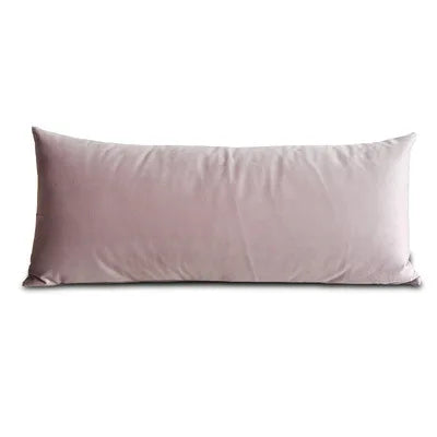 Rowan Rectangular Velvet & Houndstooth Throw Pillow Cover