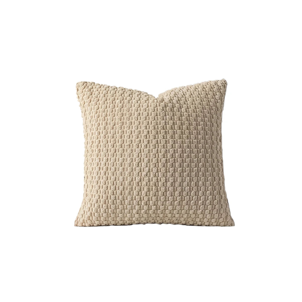 Arlo Textured Corduroy Pillow Cover – Square Boho Accent for Living Room or Bedroom