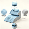 Ergonomic Memory Foam Bedside Reading Backrest Pillow