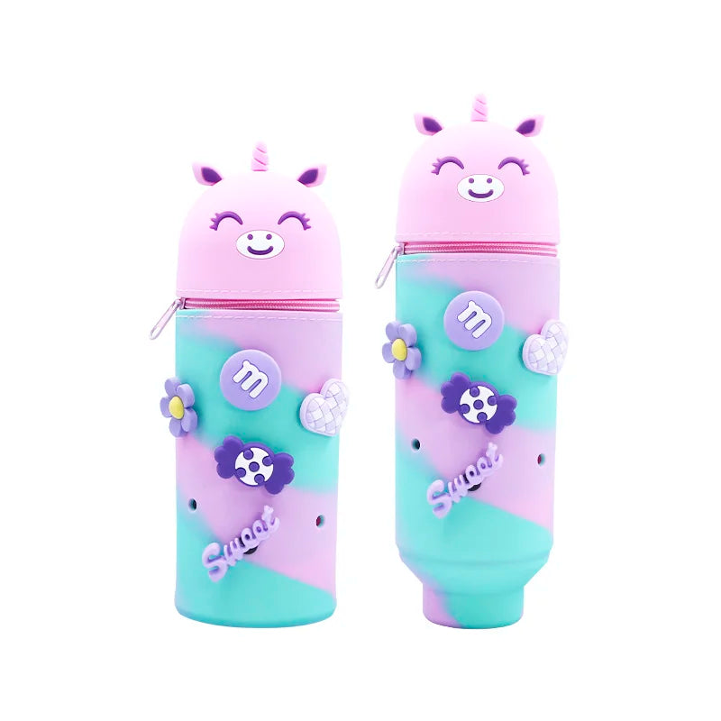 Willow Animal Silicone Stand-Up Pencil Case