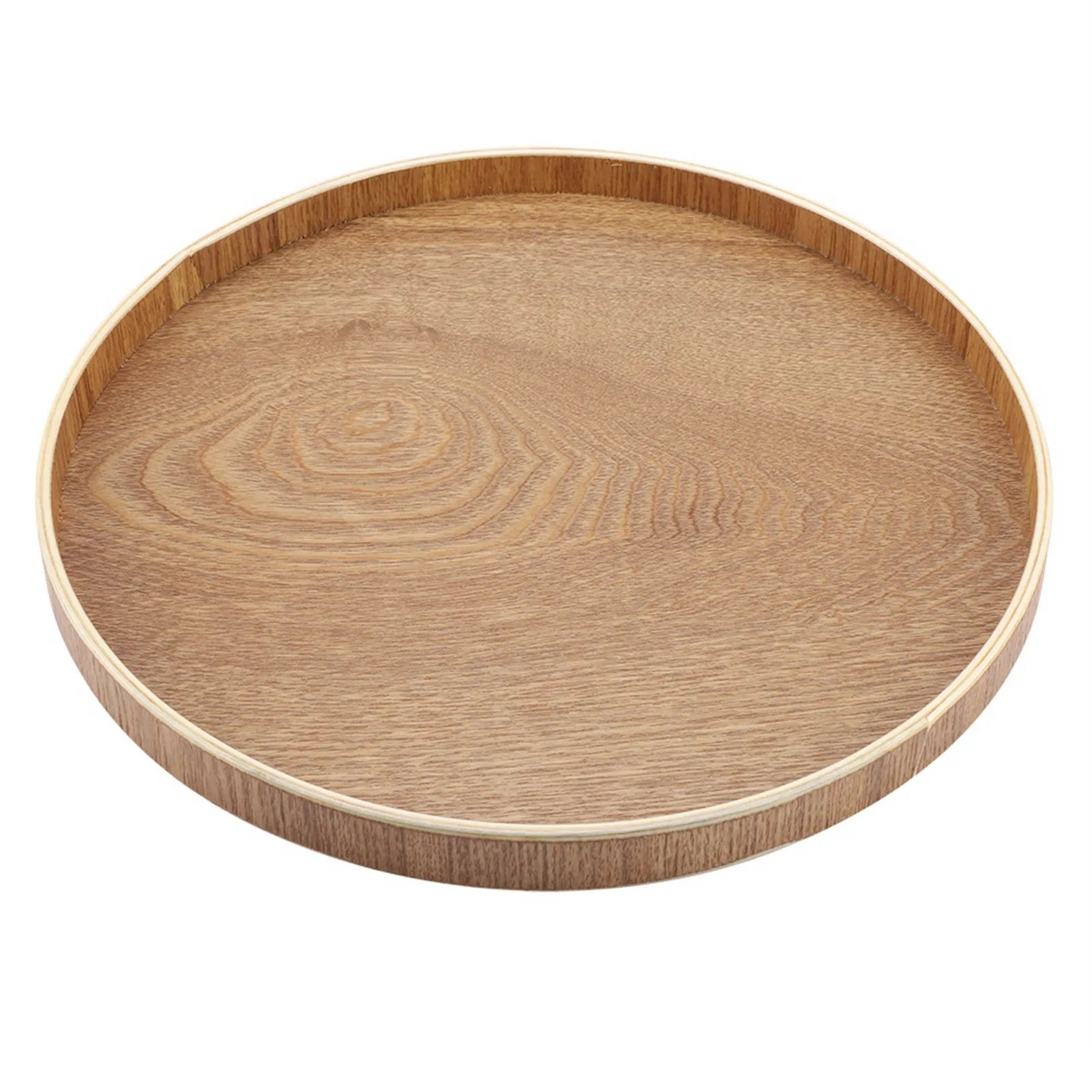 Ashwood Round Wooden Serving Tray