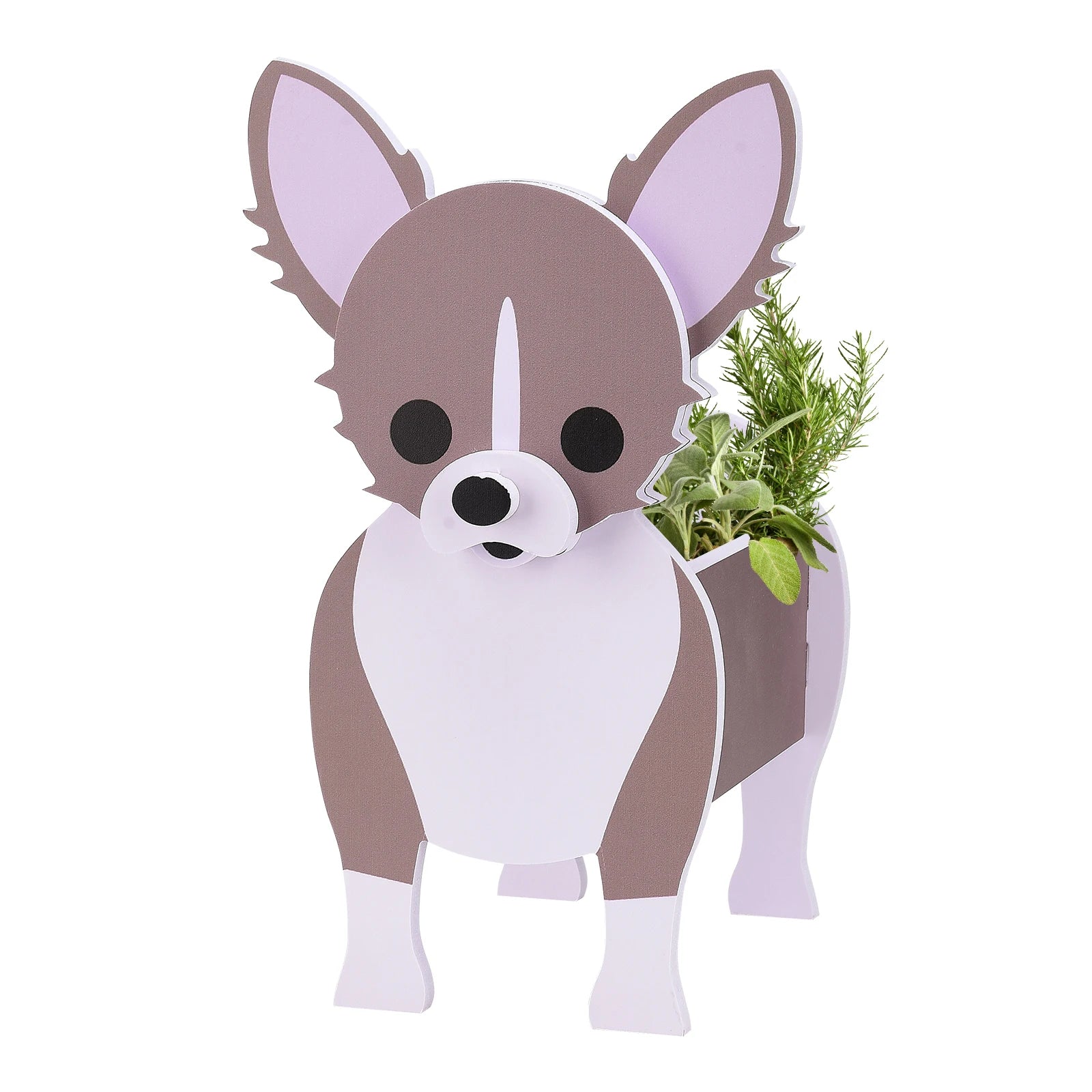 Rowan Dog-Shaped Planter Pot for Small Plants & Succulents