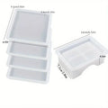 Silicone Resin Coaster Molds Set with Storage Box Mold – DIY Drink Coasters for Living Room or Kitchen