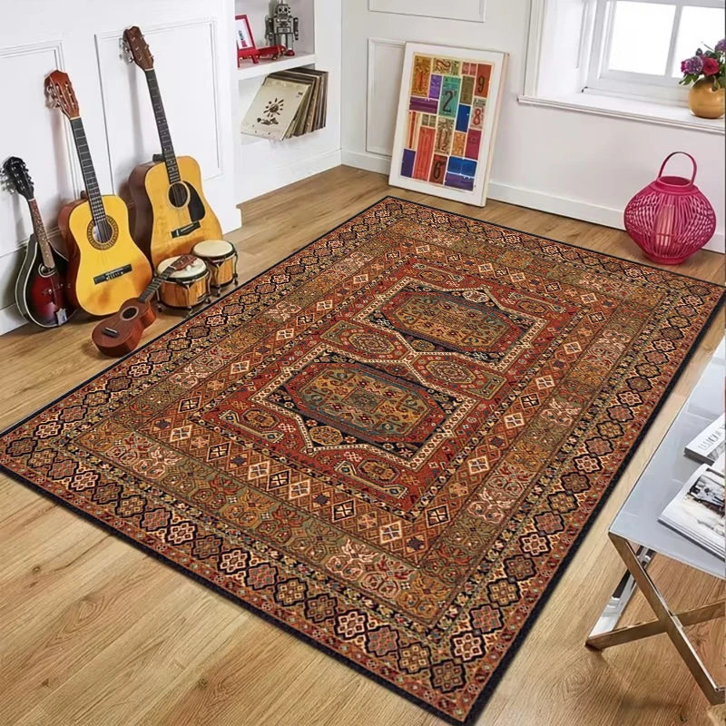 Amira Vintage-Inspired Washable Persian Area Rug