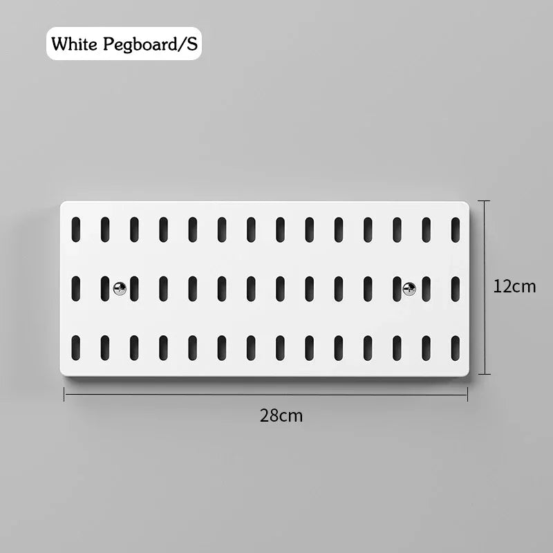 Customizable Pegboard Wall Organizer Accessories for Kitchen & Utility