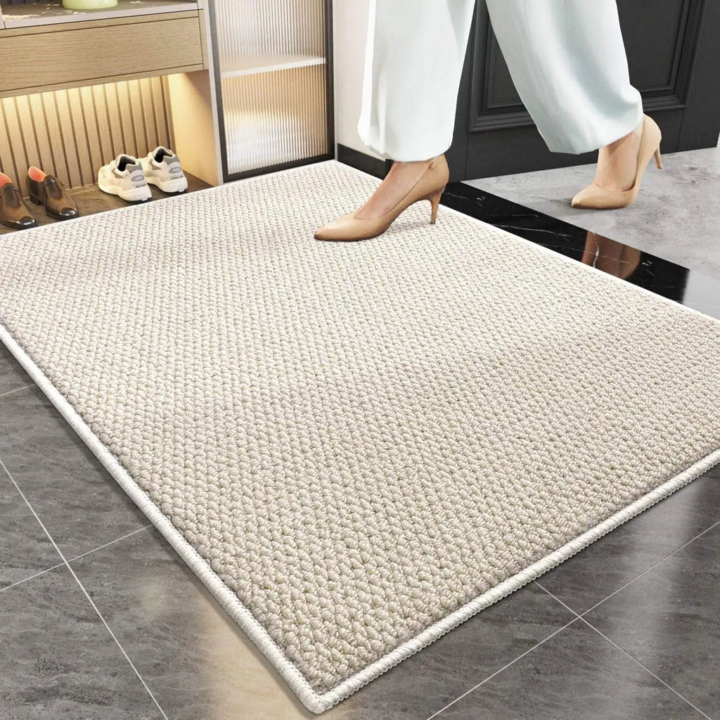 Textured Anti-Slip Entryway Doormat – Washable Indoor/Outdoor Rug
