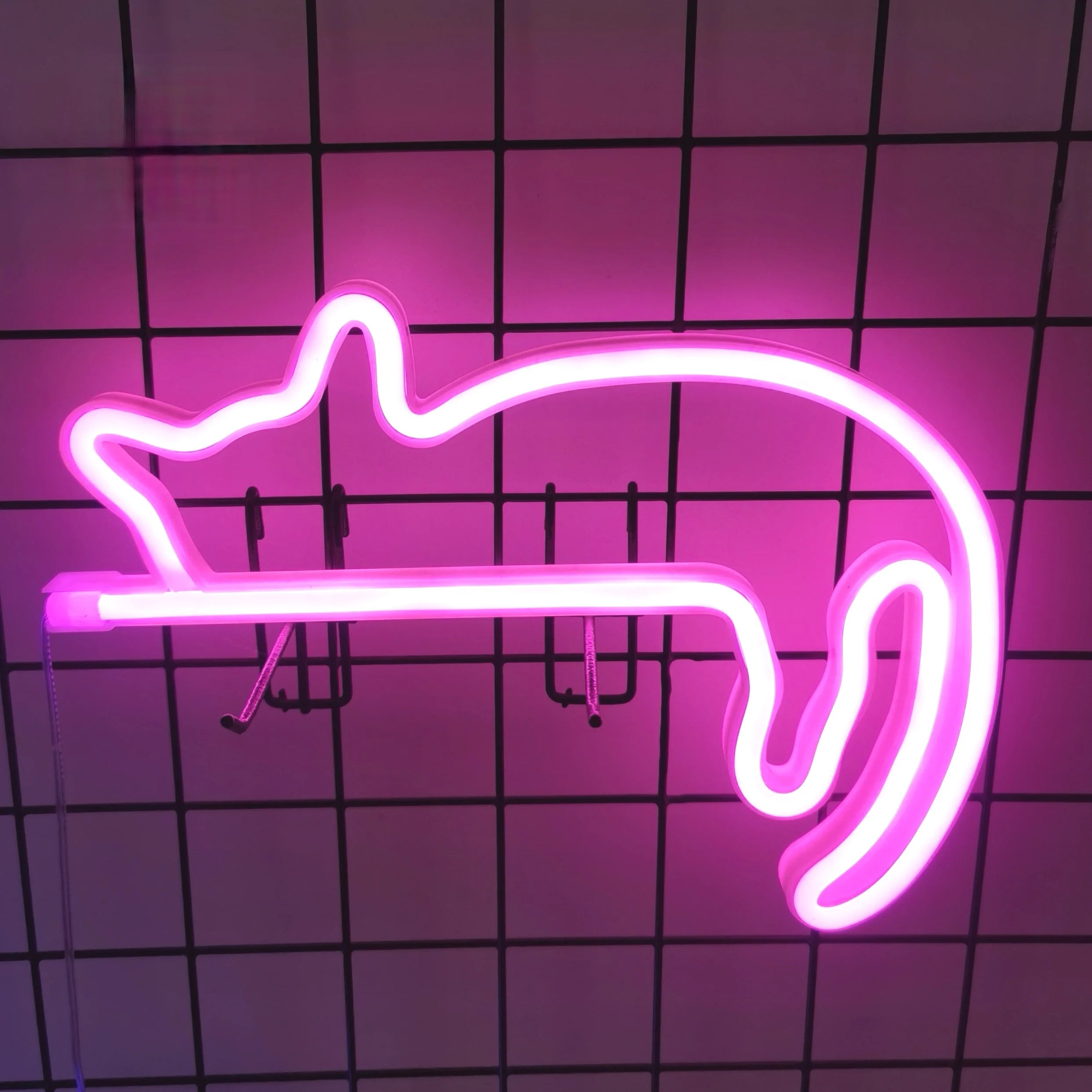 Layla Cat-Shaped LED Neon Wall Light