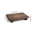 Rowan Charred Wood Bathroom & Vanity Tray