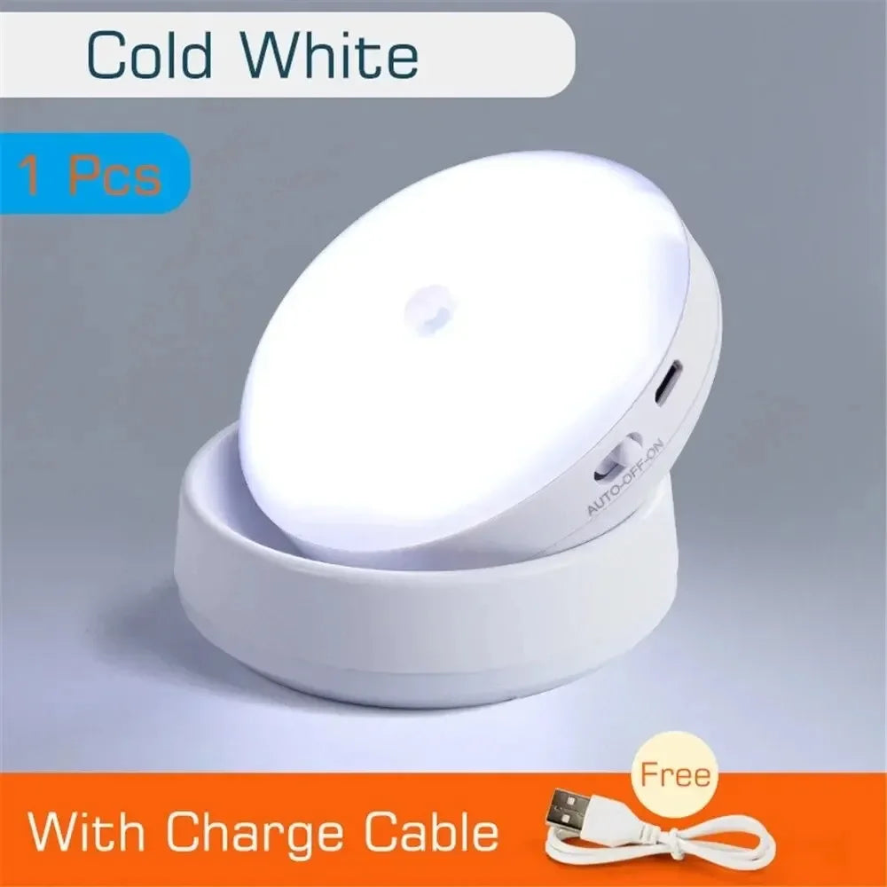360° Rotating Motion Sensor Night Light with Magnetic Base