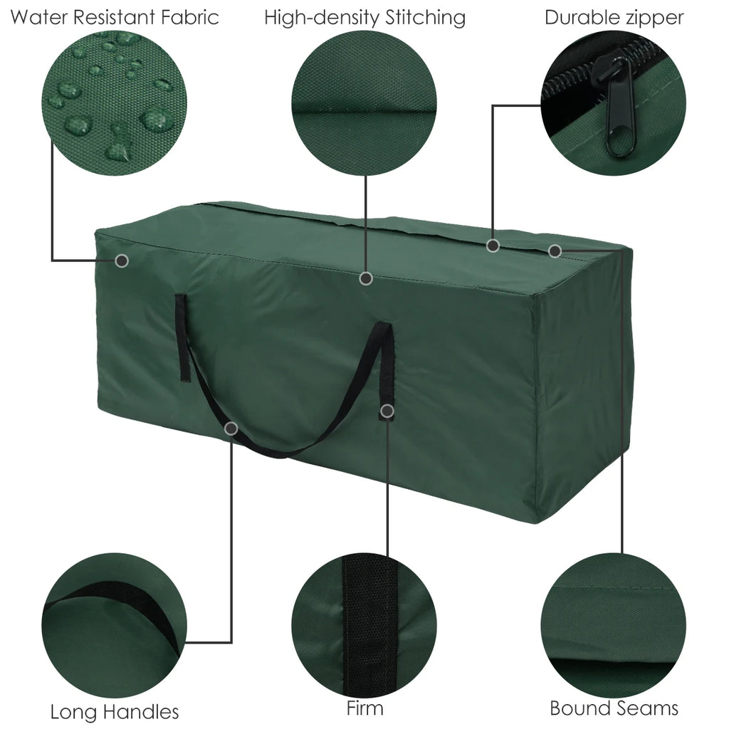 Outdoor Cushion & Furniture Storage Bag – Water-Resistant Oxford, Multiple Sizes