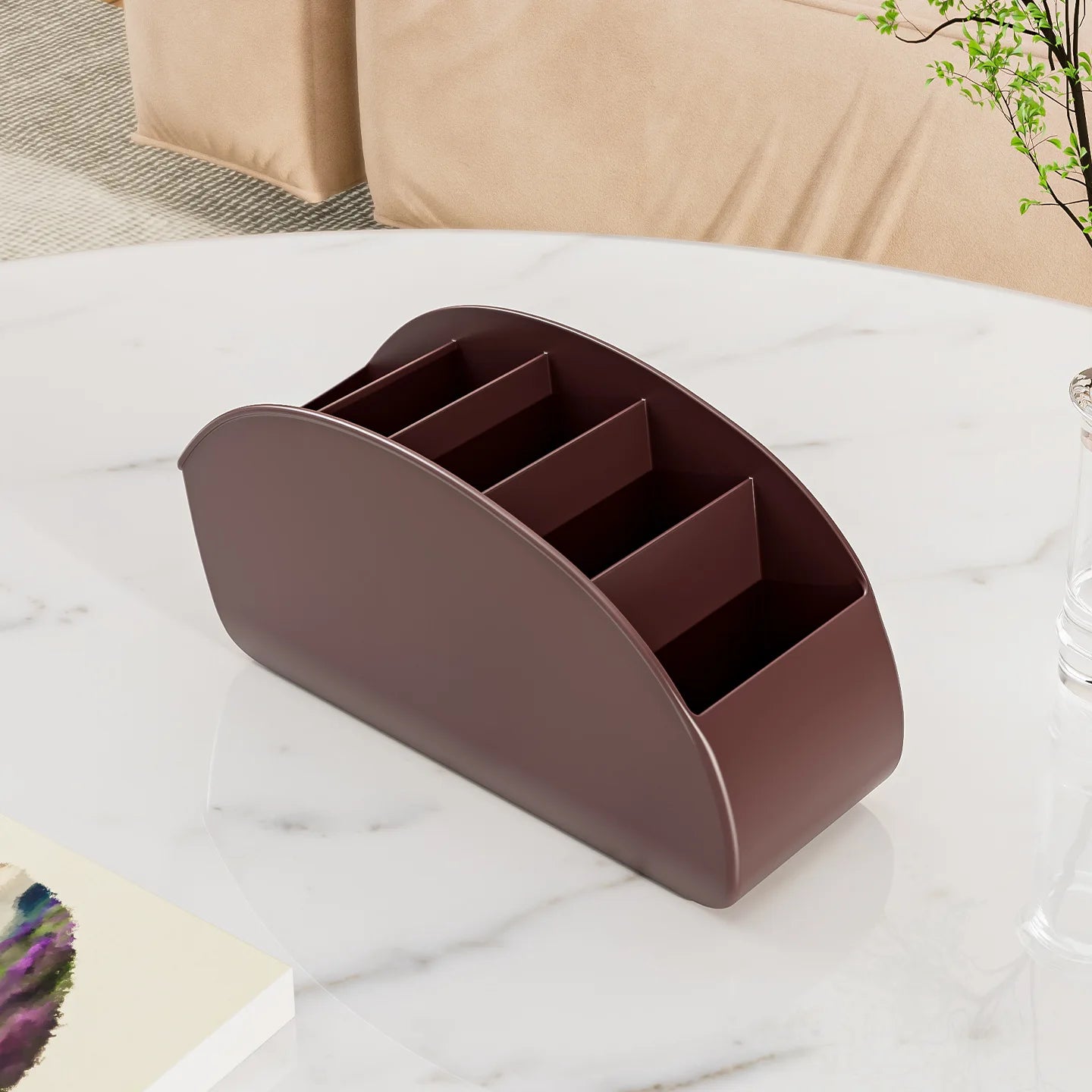 Remote Control Organizer Caddy for Living Room & Bedside Tables