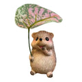 Willow Leaf Hedgehog Resin Garden Statue