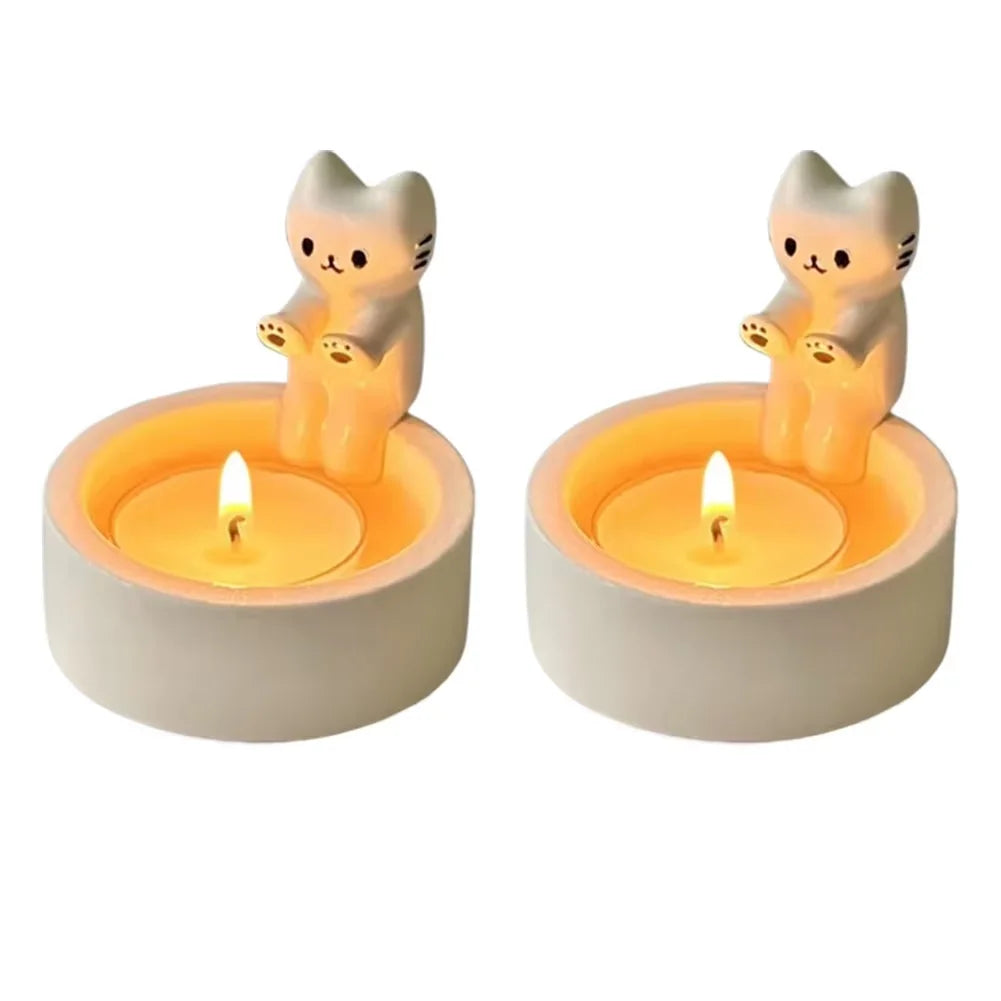 Mimi Kitten Tealight Candle Holder
