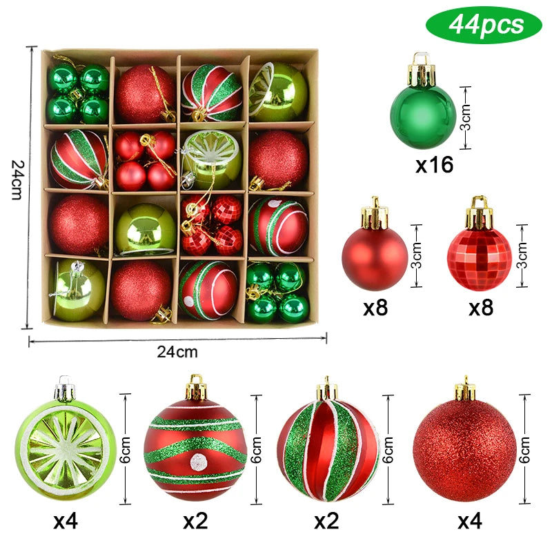 Winterberry Christmas Ornament Set for Tree Decorating