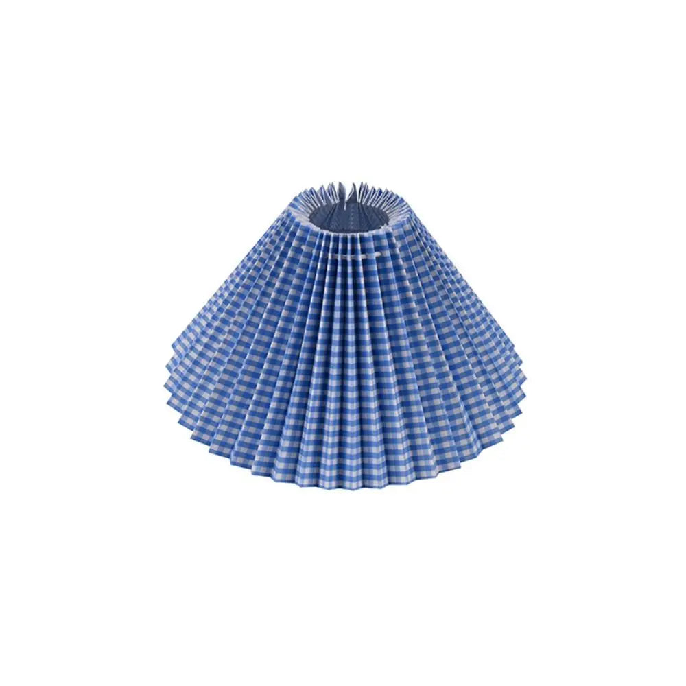 Eloise Pleated Cloth Lampshade – Modern Cone Light Cover