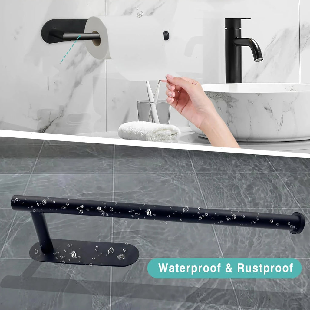 Adhesive Paper Towel Holder for Kitchen or Bathroom Cabinets