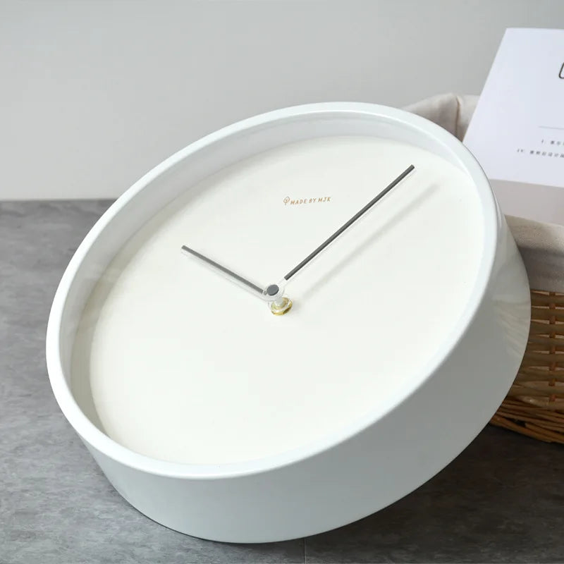 Isla Minimalist Wall Clock – Metal Frame, Silent Quartz Movement