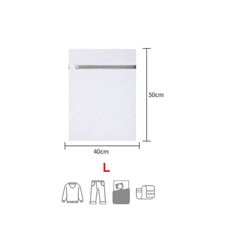 Mesh Laundry Bags with Zipper for Washing Machine (Single or 4-Pack)
