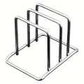 Stainless Steel Cutting Board and Pot Lid Organizer Rack