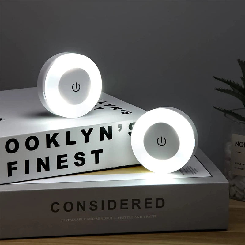 USB Rechargeable Touch Night Light with Magnetic Mount