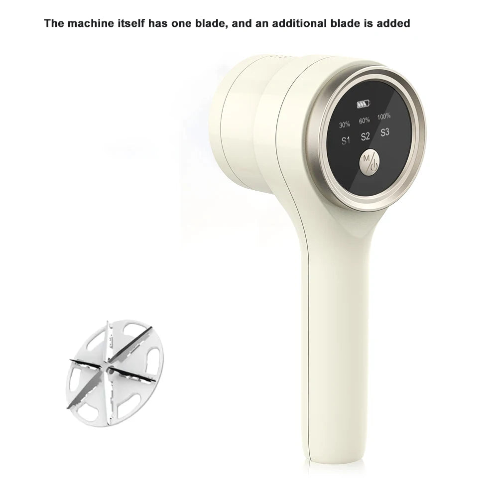 Rechargeable Fabric Lint Remover with Digital Display for Clothes, Sweaters & Upholstery