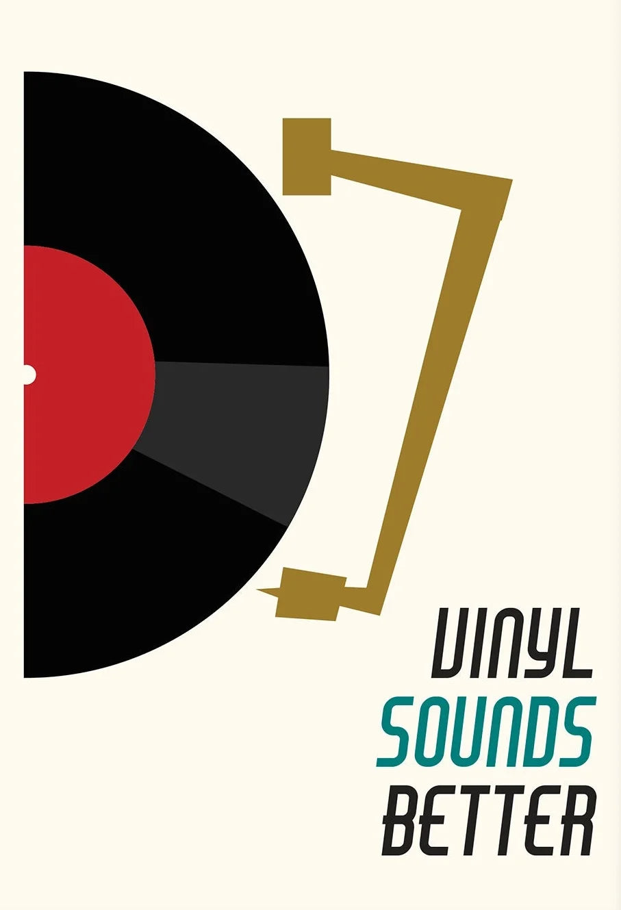 Vinton Mid-Century Vinyl Records Canvas Art Print