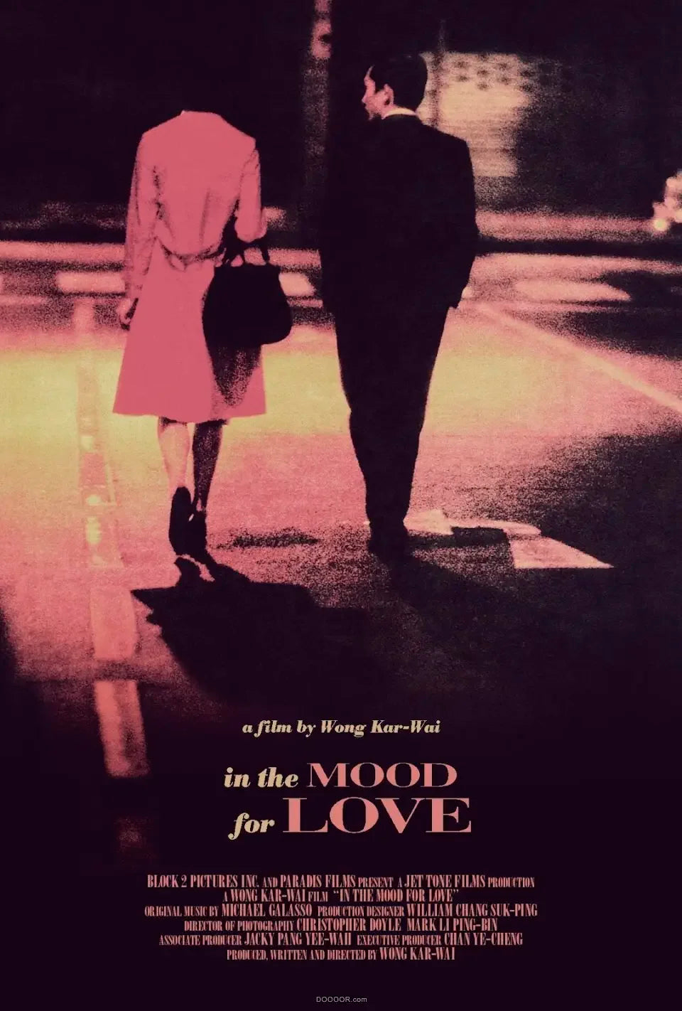 In the Mood for Love Art Poster – Unframed Canvas Wall Print