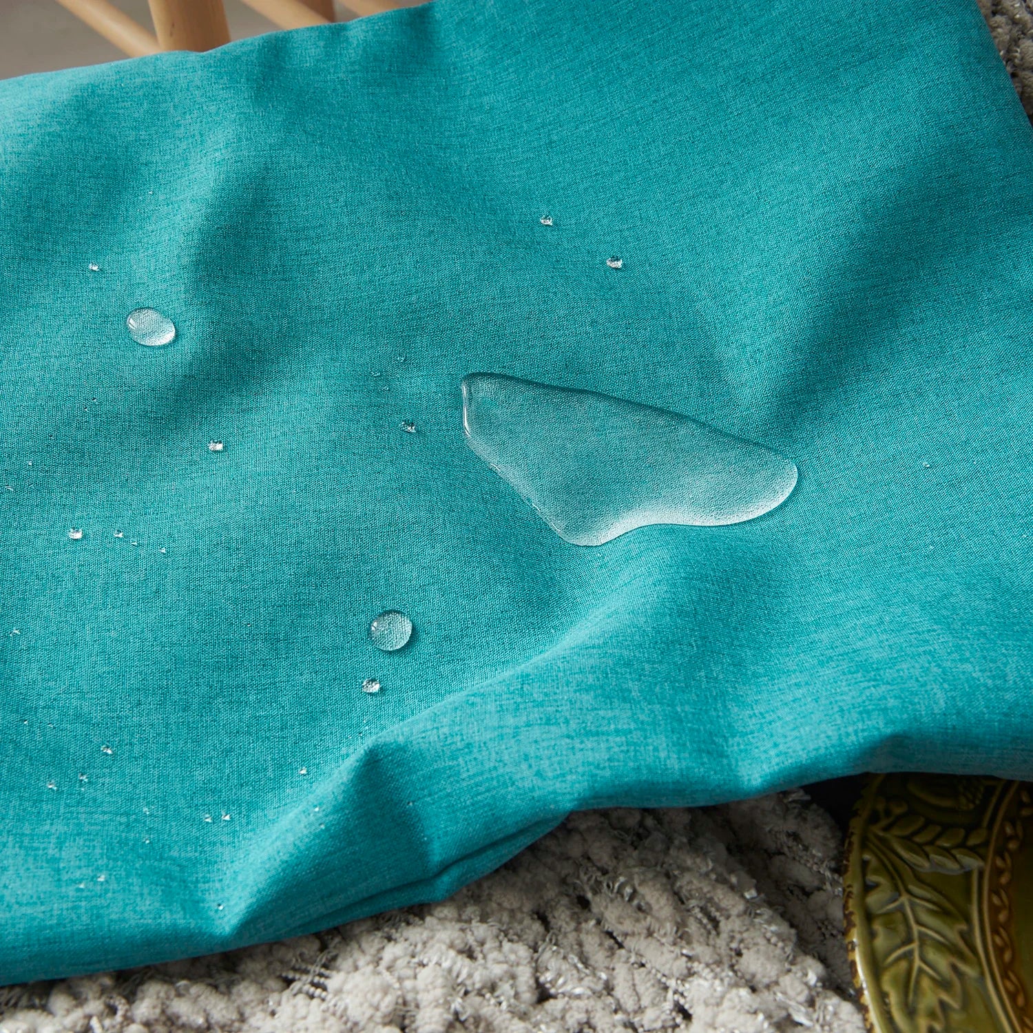 Solid Color Outdoor Waterproof Cushion Cover for Patio or Porch
