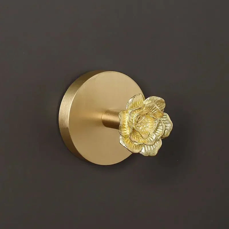Alder Brass Animal & Botanical Wall Hook