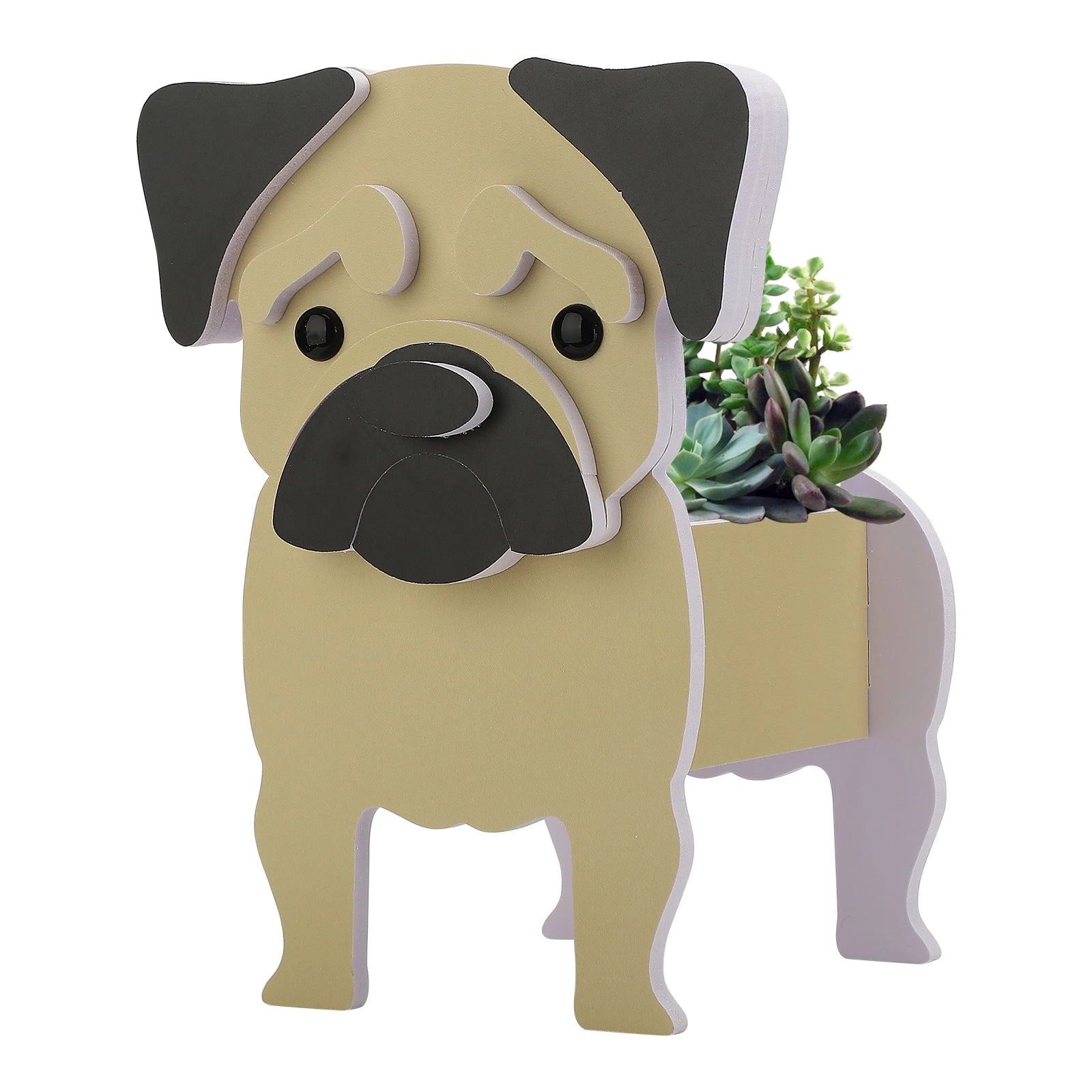 Rowan Dog-Shaped Planter Pot for Small Plants & Succulents