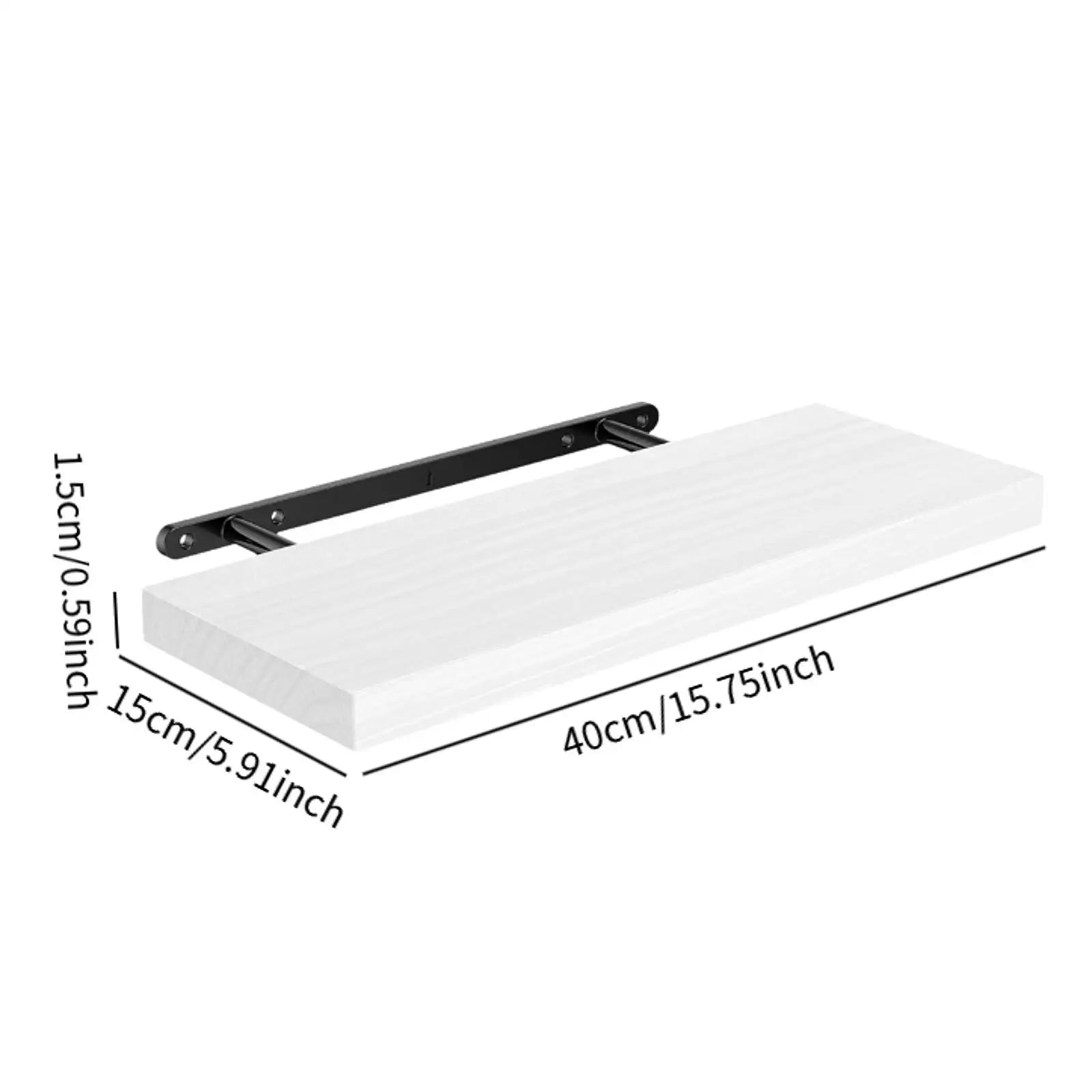 Wood Floating Wall Shelf with Invisible Bracket