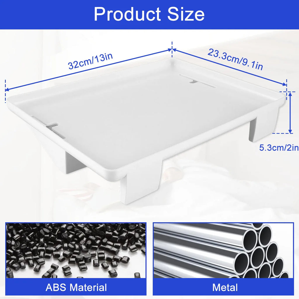 Clip-On Bedside Storage Tray for Dorms & Small Bedrooms